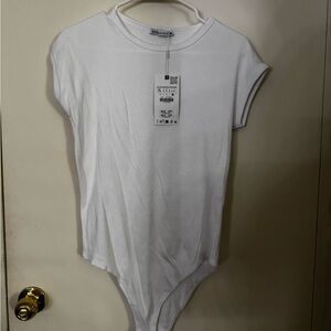 Zara White Bodysuit